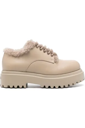 LE SILLA Ranger 55mm leather lace-up shoes