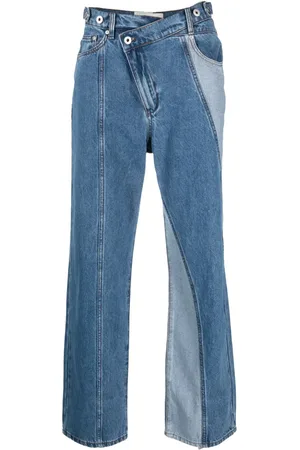 Feng Chen Wang Deconstructed-design denim jeans