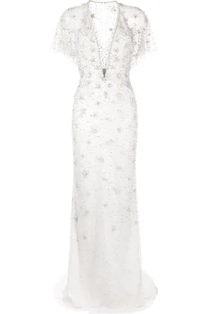 Jenny Packham Sofie crystal-embellished gown
