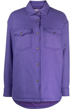 MC2 SAINT BARTH Rhinestone-embellished padded shirt jacket