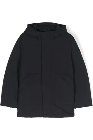 save the duck Albi logo-patch padded jacket