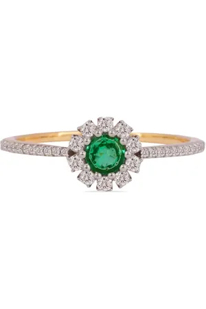 House of Meraki 18kt yellow Irana emerald and diamond ring