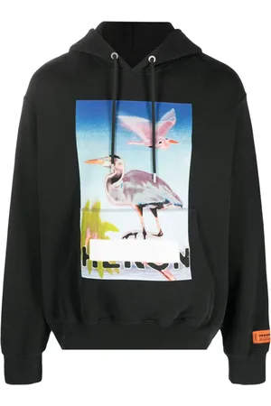 Heron Preston Censored graphic-print cotton hoodie