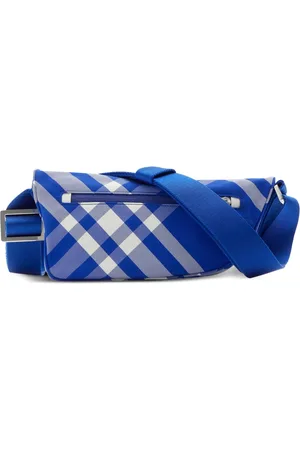 Burberry Shield check-pattern messenger bag