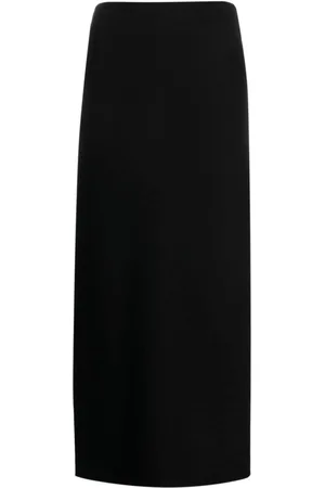 Giorgio Armani Mid-rise wool-blend skirt