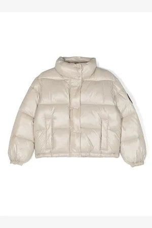 save the duck Cini logo-patch padded jackect