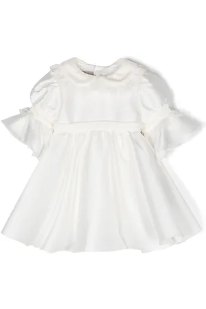 LA STUPENDERIA Lace-detailing cotton dress