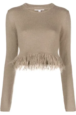 J.W.Anderson Fringed-hem cropped jumper