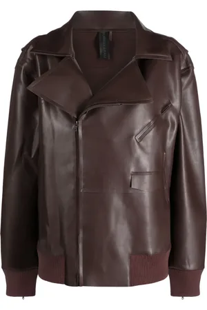 Norma Kamali Oversized zip-up biker jacket