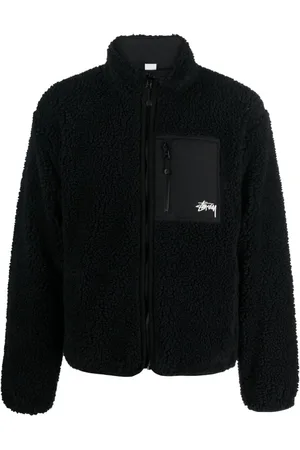 STUSSY Sherpa-fleece reversible jacket