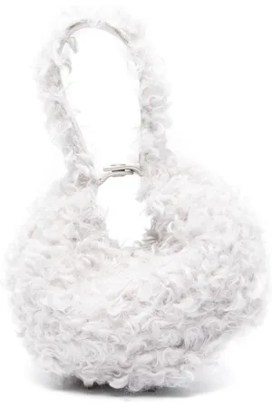 Patrizia Pepe Bangle shearling mini bag