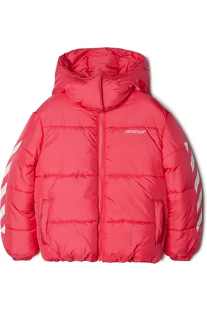 OFF-WHITE Bookish logo-print puffer jacket