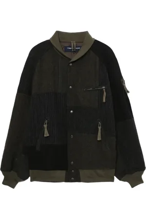 Comme des Garçons Patchwork multiple-pocket bomber jacket