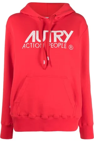 Autry Logo-print cotton hoodie