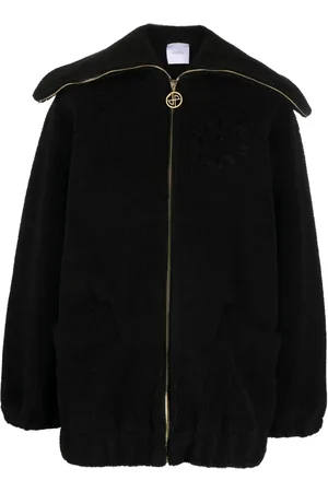 Patou Logo-embroidered fleece jacket