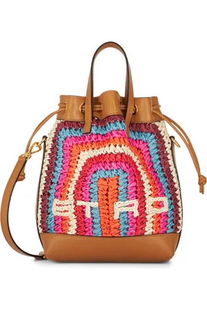 Etro Crochet logo-detail tote bag