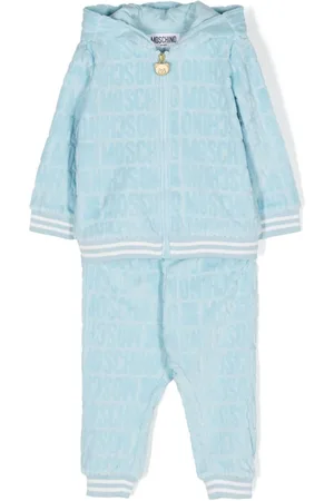 Moschino Jacquard logo-motif chenille tracksuit