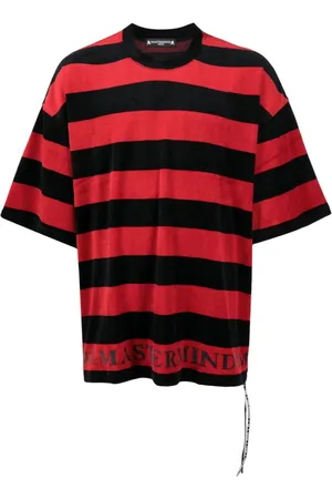 MASTERMIND Logo-print towelling-finish T-shirt