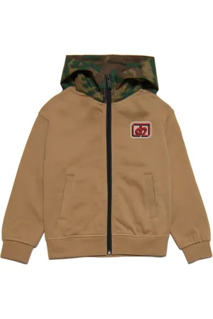 Dsquared2 Camouflage-print zip-up hoodie
