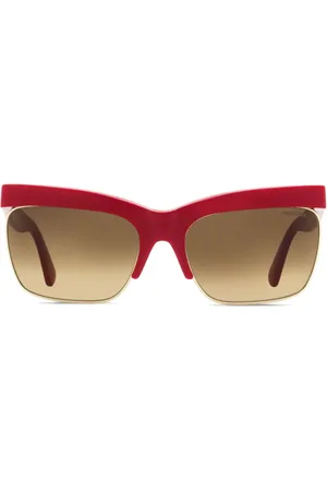 Moncler X Veronica Leoni rectangle-frame sunglasses