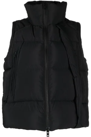 Y-3 Padded funnel-neck gilet