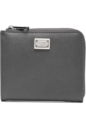 Dolce & Gabbana Logo-plaque grained cardholder
