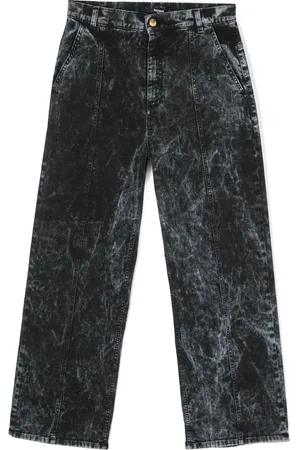 Balmain Acid-wash straight-leg jeans