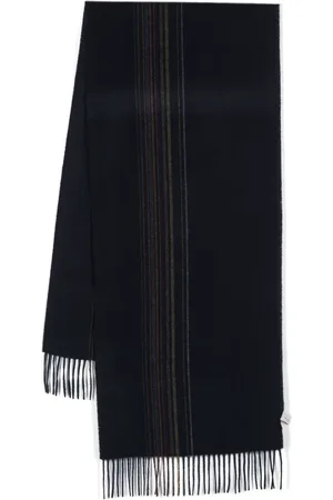 Paul Smith Signature Stripe fringed scarf