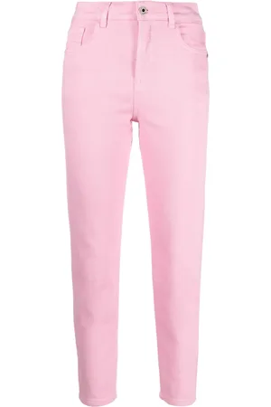 Patrizia Pepe Logo-plaque tapered jeans