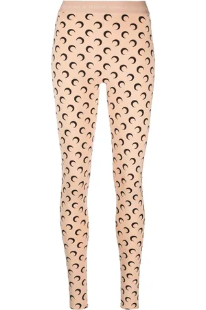 Marine Serre Fuseaux Moon recycled-jersey leggings
