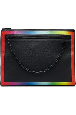 Louis Vuitton Vintage - Taiga Rainbow Pochette A4 - Black Multi