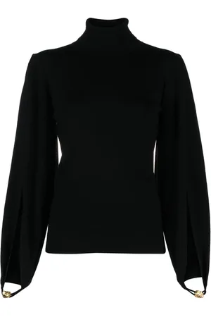 Chloé Slit-sleeved superfine-knit jumper