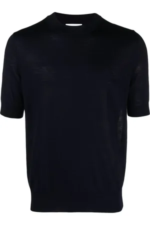 BALLANTYNE Fine-knit wool T-shirt