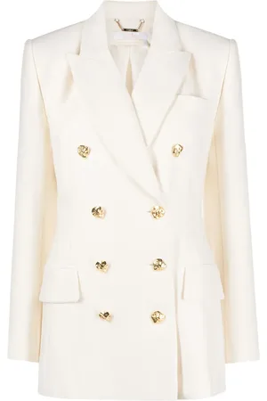 Chloé Peak-lapels double-breasted blazer