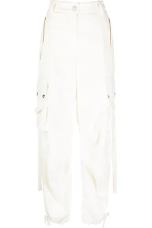 Msgm Cotton velvet cargo trousers