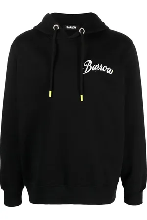 BARROW Logo-print jersey cotton hoodie