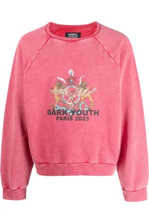 Liberal Youth Ministry Graphic-print cropped sweatshirt