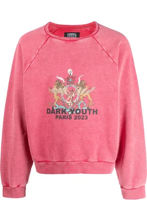 Liberal Youth Ministry Graphic-print cropped sweatshirt