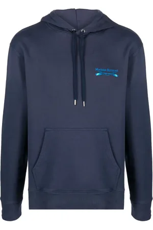 Maison Kitsuné Oars logo-embroidered hoodie