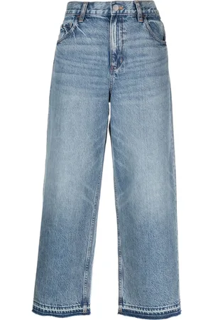 THEORY Mid-rise wide-leg jeans