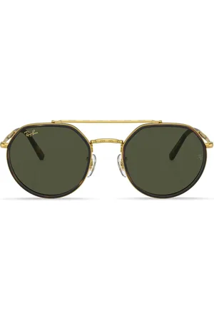 Ray-Ban Logo-print round-frame sunglasses