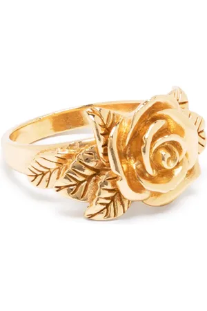 EMANUELE BICOCCHI Wild rose polished-finish ring