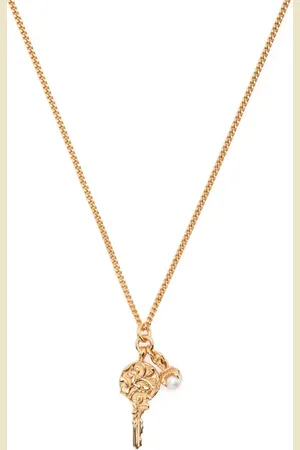 EMANUELE BICOCCHI Arabesque key pendant necklace