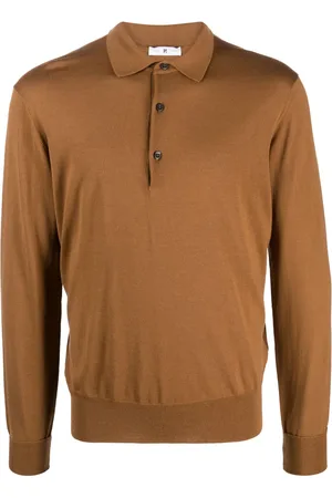 PT Torino Fine-knit virgin-wool polo jumper