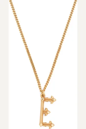 EMANUELE BICOCCHI E letter pendant necklace