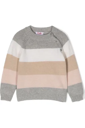 Il gufo Striped crew-neck jumper