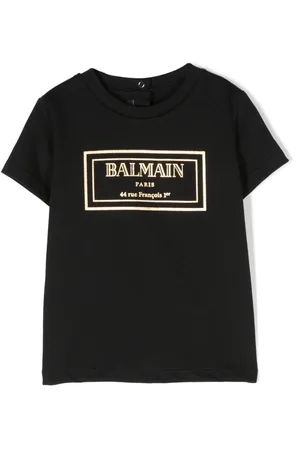 Black balmain t deals shirt