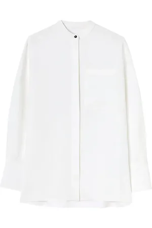 Jil Sander Drop-shoulder linen shirt