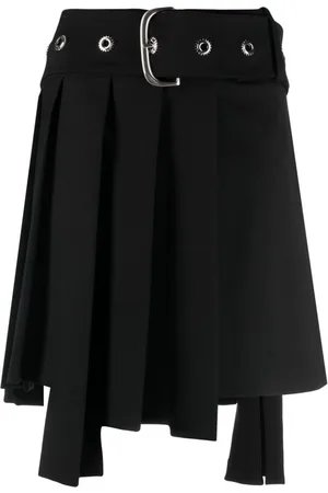 OFF-WHITE Belted pleated miniskirt