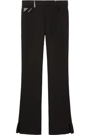 Puccini Marmo-print straight-leg trousers